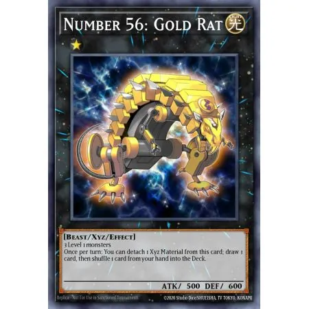 Number 56: Gold Rat (Super Rare)