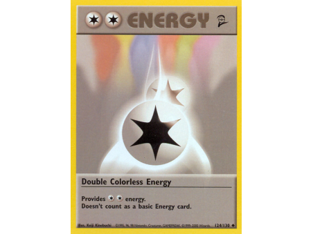 Double Colorless Energy