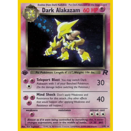 Dark Alakazam (Holo)