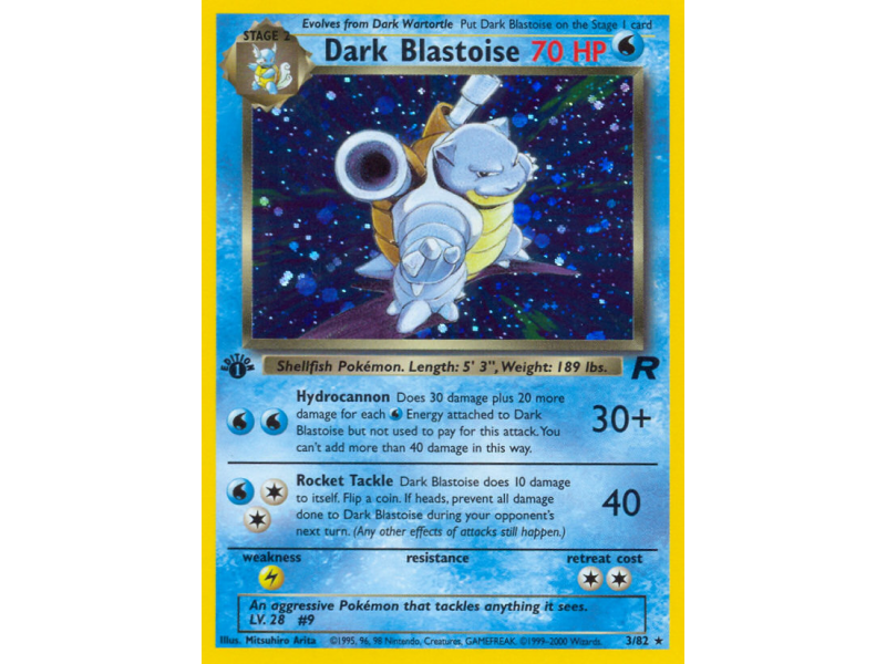 Dark Blastoise (Holo)