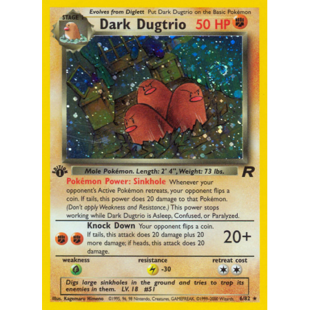 Dark Dugtrio (Holo)