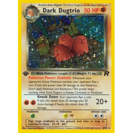Dark Dugtrio (Holo)