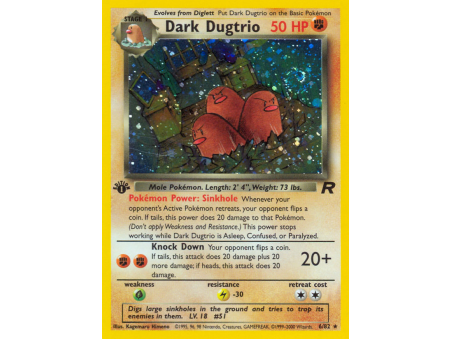 Dark Dugtrio (Holo)