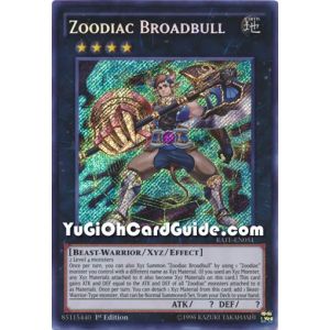 Zoodiac Broadbull (Secret Rare)