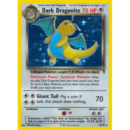 Dark Dragonite (Reverse Holo)