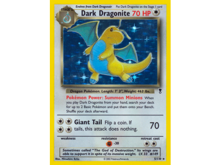 Dark Dragonite (Reverse Holo)