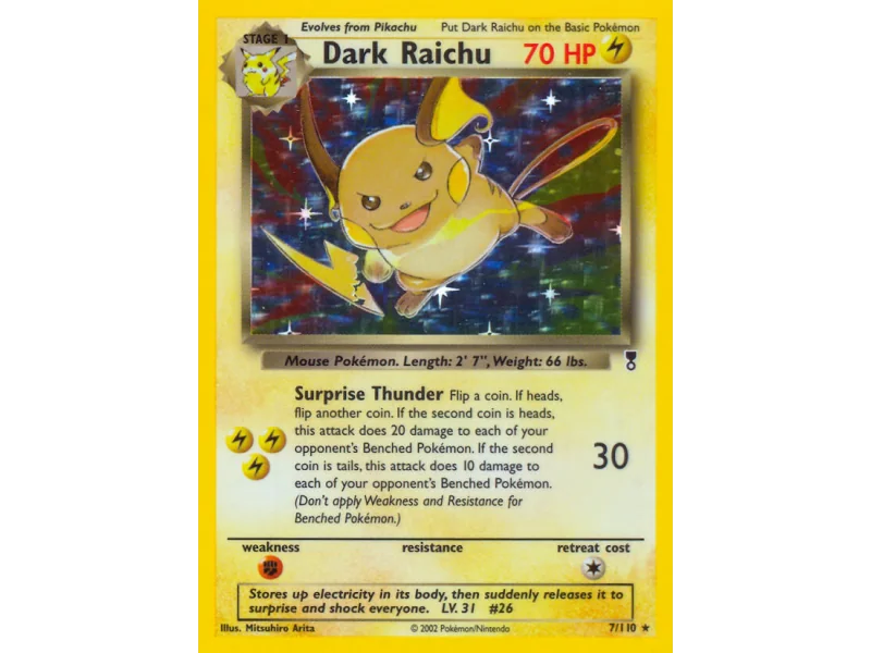 Dark Raichu (Reverse Holo)