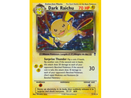 Dark Raichu (Reverse Holo)