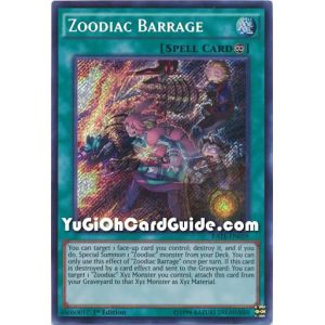 Zoodiac Barrage (Secret Rare)