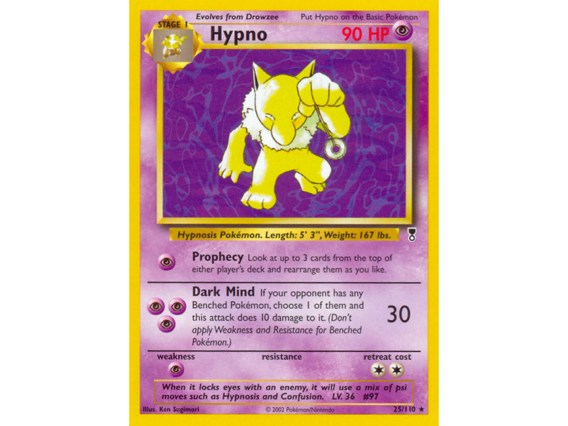 Hypno (Reverse Holo)