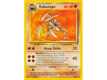 Kabutops (Reverse Holo)