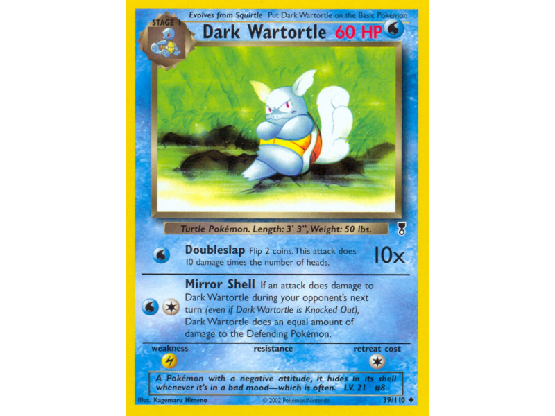 Dark Wartortle (Reverse Holo)