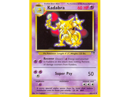 Kadabra (Reverse Holo)