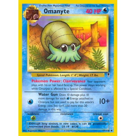 Omanyte (Reverse Holo)