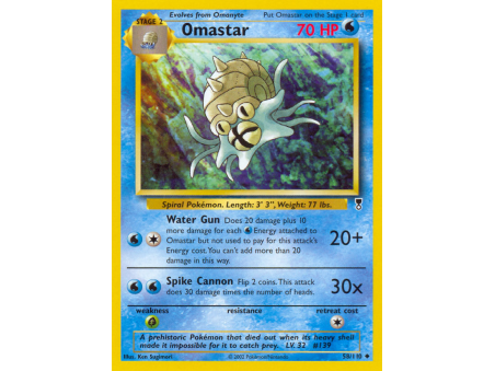 Omastar (Reverse Holo)
