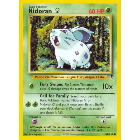 Nidoran ♀ (Reverse Holo)