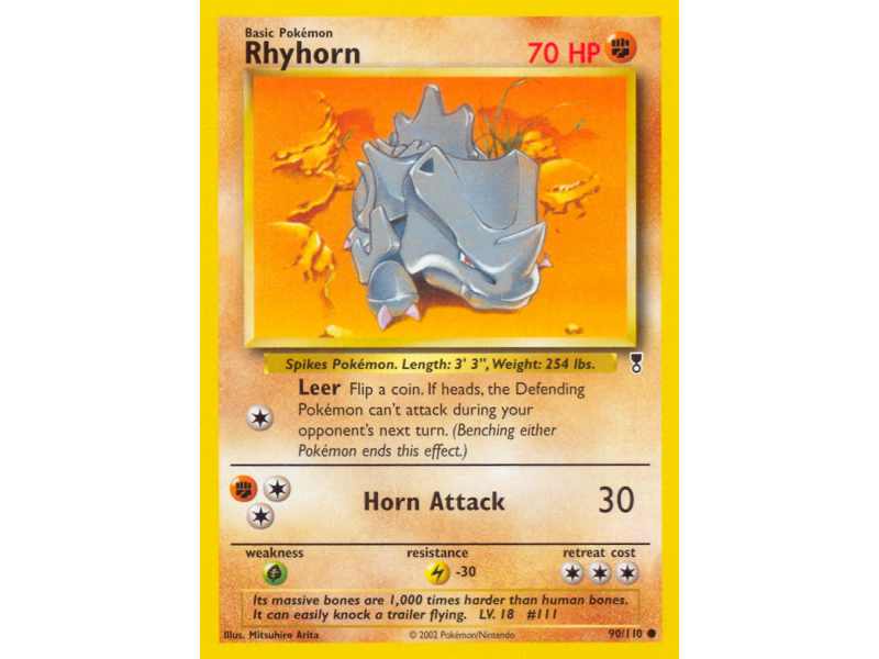 Rhyhorn (Reverse Holo)