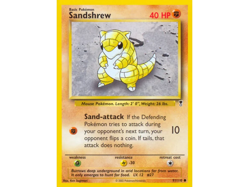 Sandshrew (Reverse Holo)