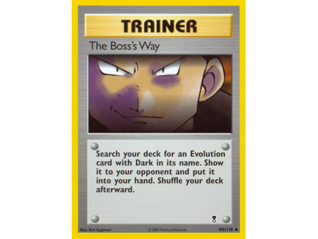 The Boss's Way (Reverse Holo)