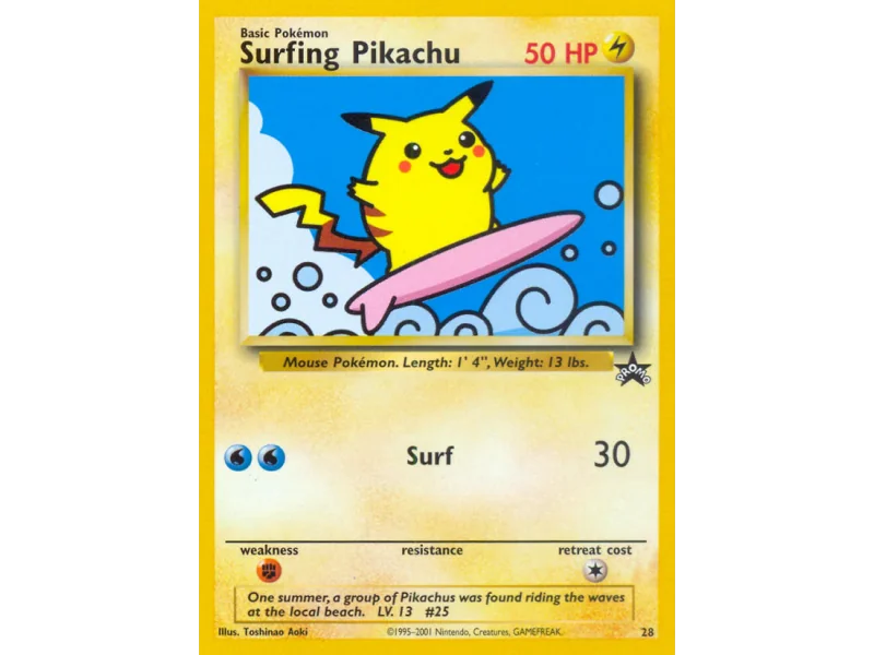 Surfing Pikachu