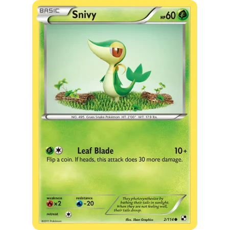 Snivy (Reverse Holo)