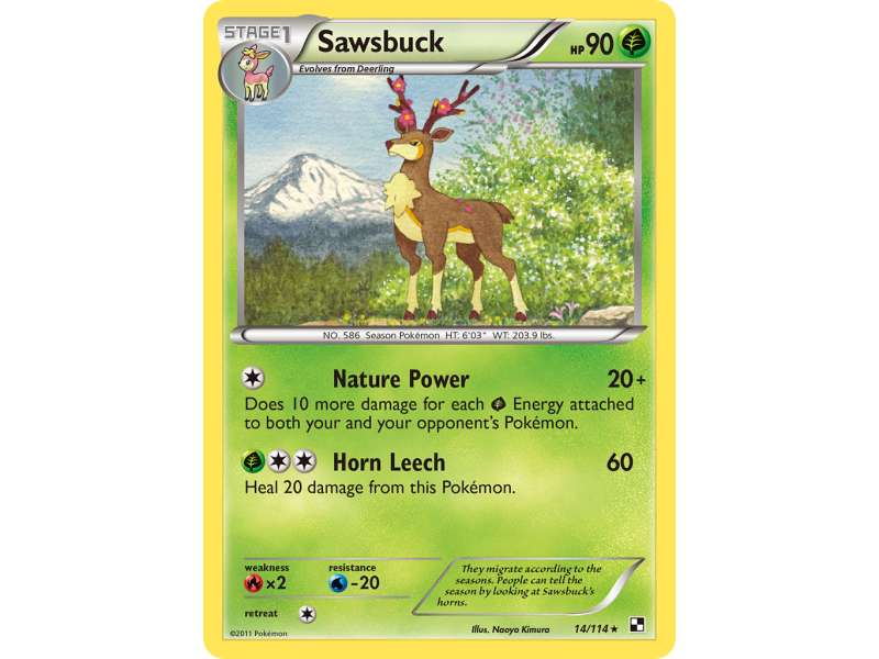 Sawsbuck (Reverse Holo)