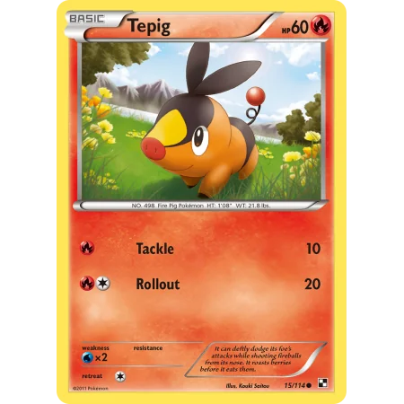 Tepig (Reverse Holo)