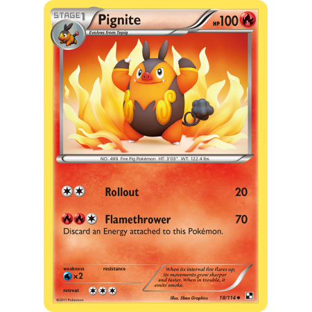 Pignite (Reverse Holo)