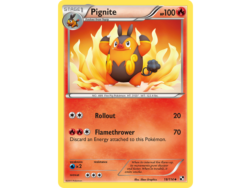 Pignite (Reverse Holo)