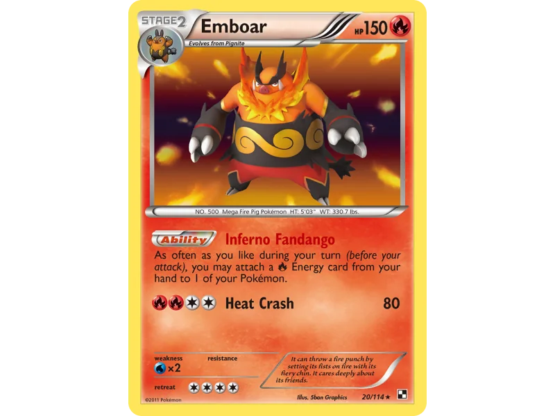 Emboar (Reverse Holo)