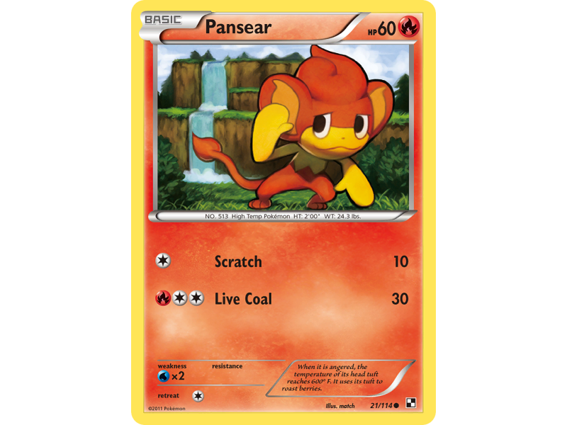 Pansear (Reverse Holo)