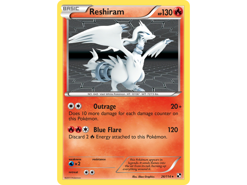 Reshiram (Reverse Holo)
