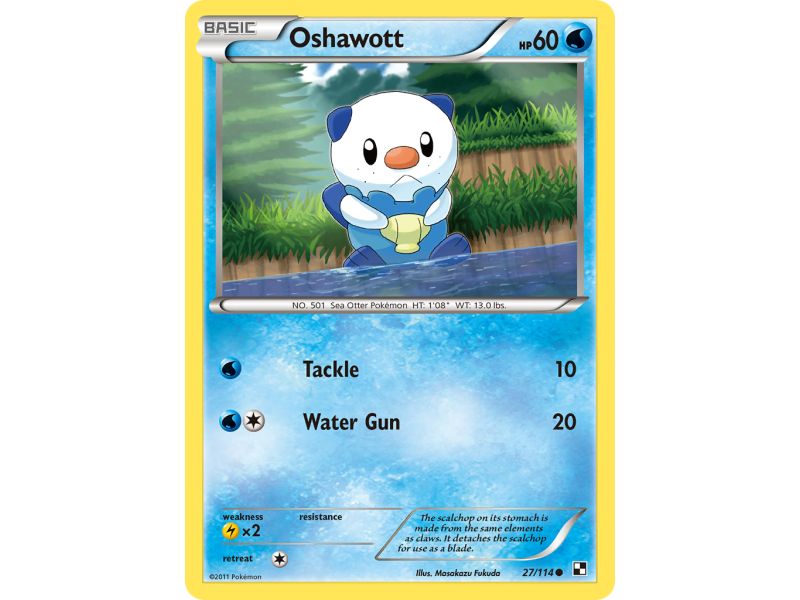 Oshawott (Reverse Holo)
