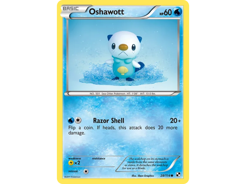 Oshawott (Reverse Holo)