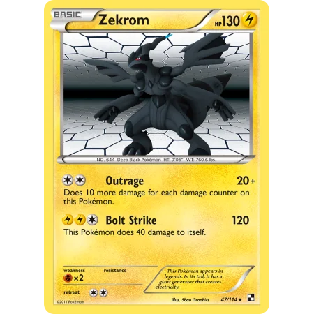 Zekrom (Reverse Holo)