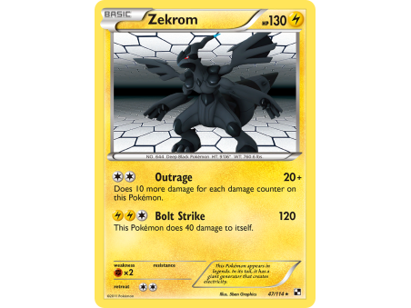 Zekrom (Reverse Holo)