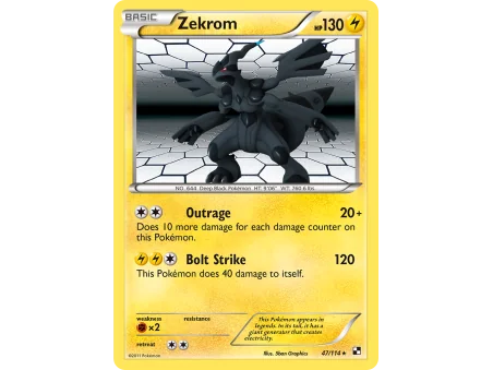Zekrom (Reverse Holo)