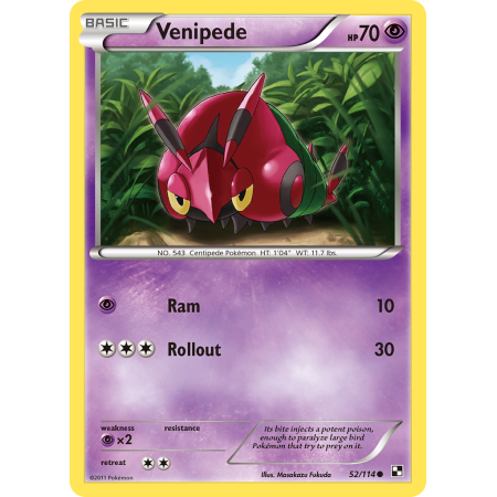 Venipede (Reverse Holo)