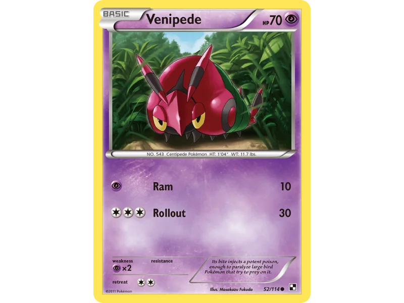 Venipede (Reverse Holo)