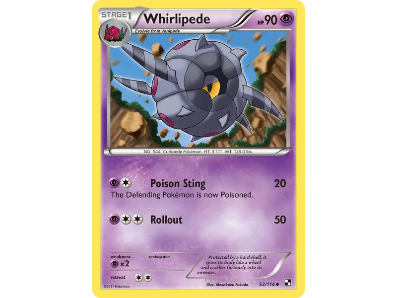 Whirlipede (Reverse Holo)