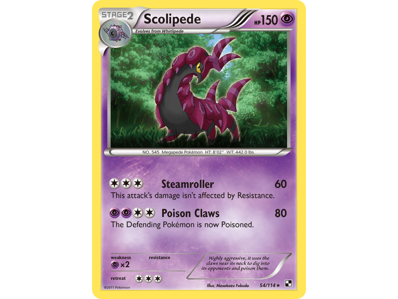 Scolipede (Reverse Holo)