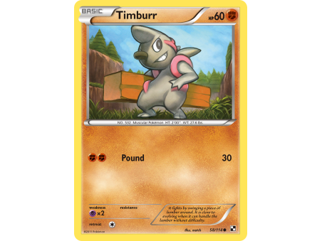 Timburr (Reverse Holo)