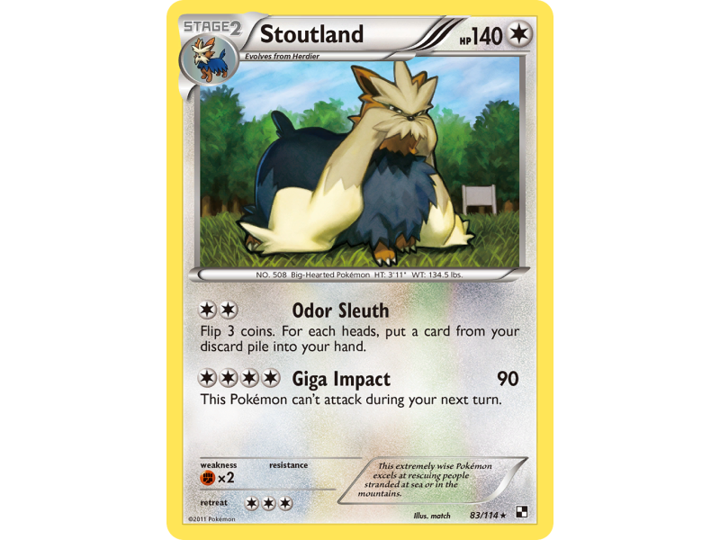 Stoutland (Reverse Holo)