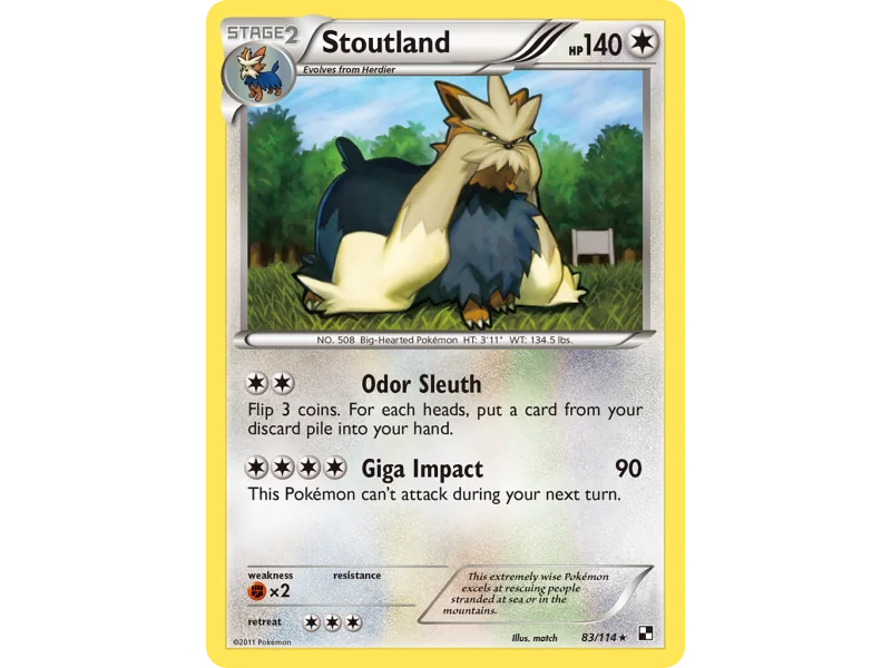 Stoutland (Reverse Holo)