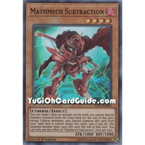 Mathmech Subtraction (Super Rare)