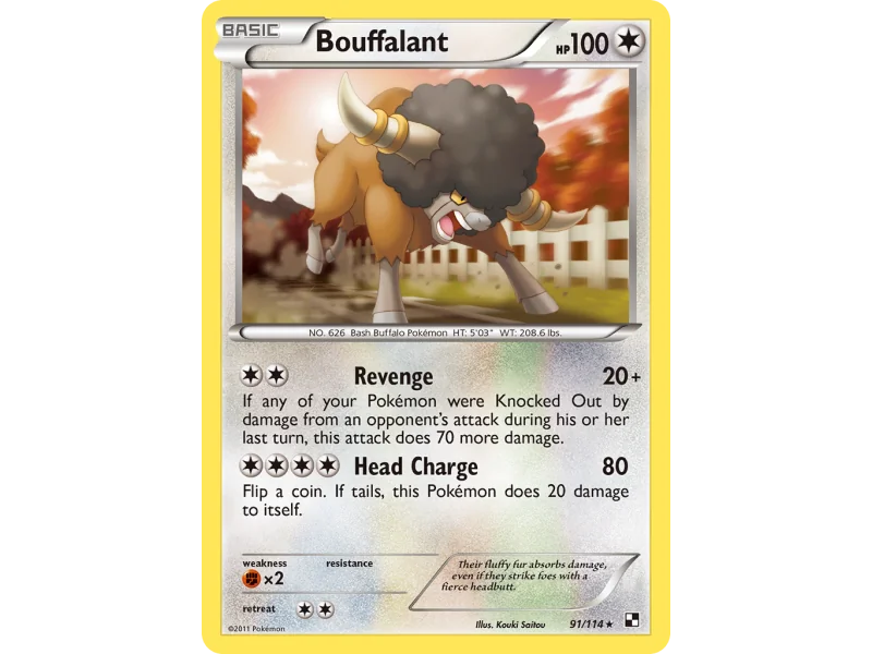 Bouffalant (Reverse Holo)