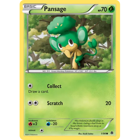 Pansage (Reverse Holo)