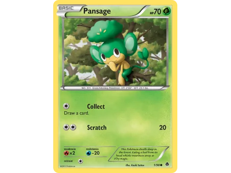 Pansage (Reverse Holo)