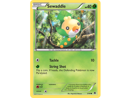 Sewaddle (Reverse Holo)