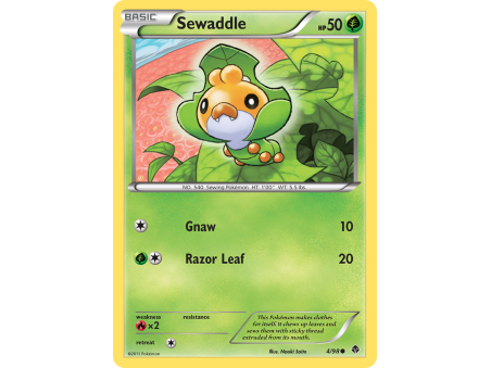 Sewaddle (Reverse Holo)